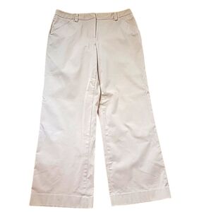 SZ10 Cotton Cream Wide Leg Trousers